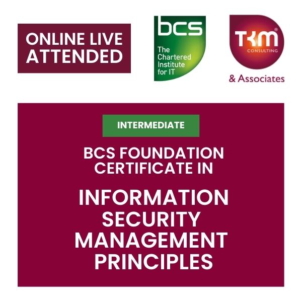 BCS Foundation Certificate in Information Security Management Principles