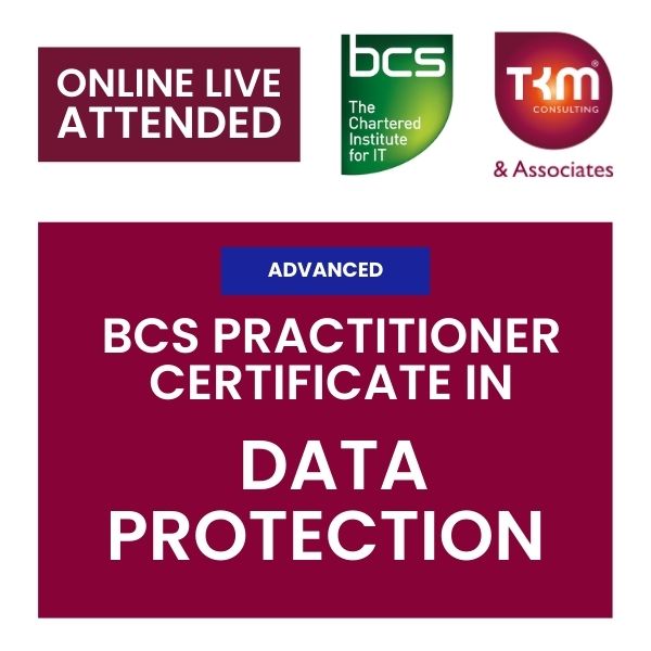 BCS Practitioner Certificate in Data Protection