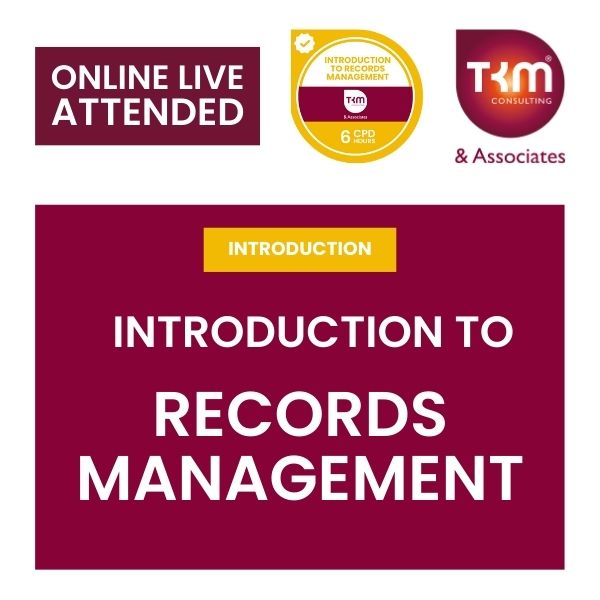 Introduction to Records Management