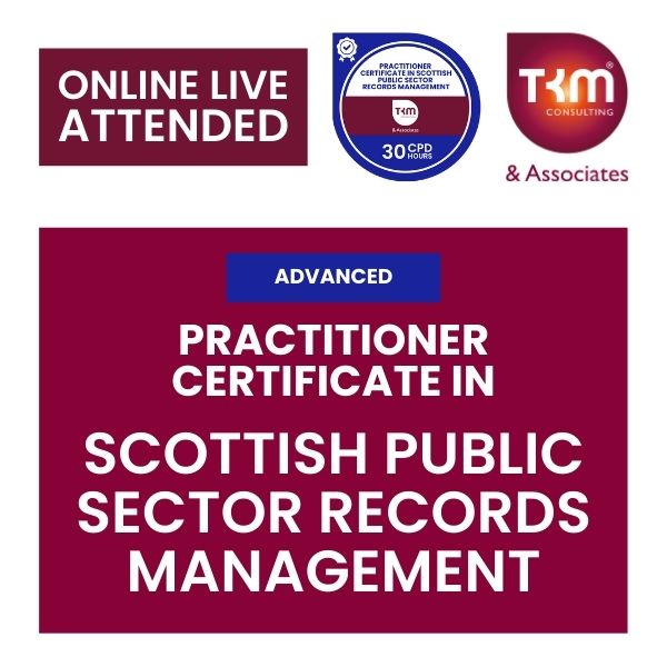 Practitioner Certificate in Scottish Public Sector Records Management