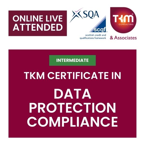 Tkm Certificate in Data Protection Compliance