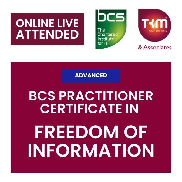 BCS Practitioner Certificate in Freedom of Information